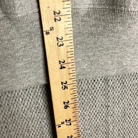 Champion Vintage Reverse Weave Hoodie Mens Large Heather Gray Spell Out Patch - Picture 11 of 13